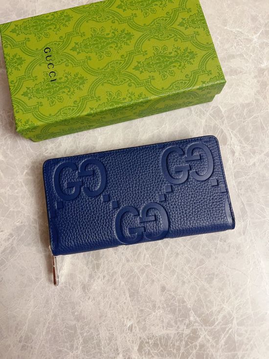Gucci Ophidia Embossed G Zipper Clutch 739484