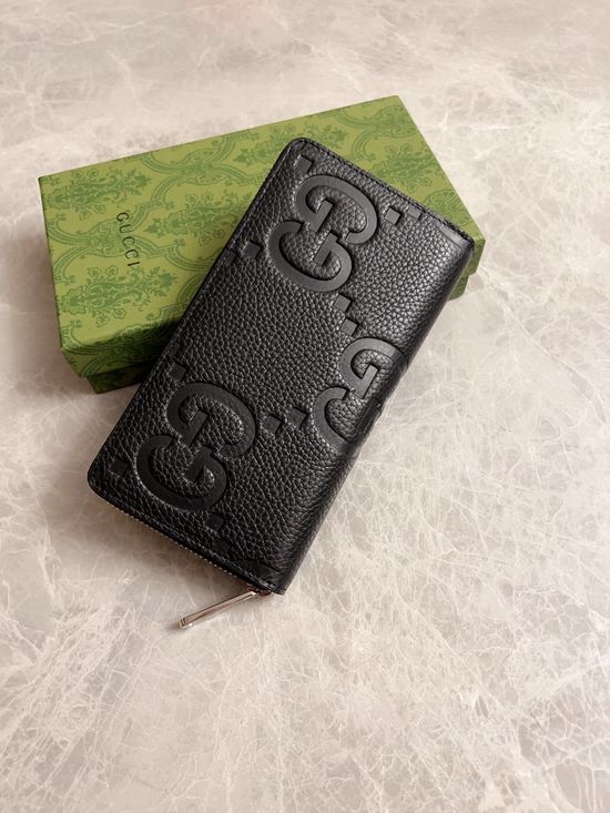 Gucci Ophidia Embossed G Zipper Clutch 739484