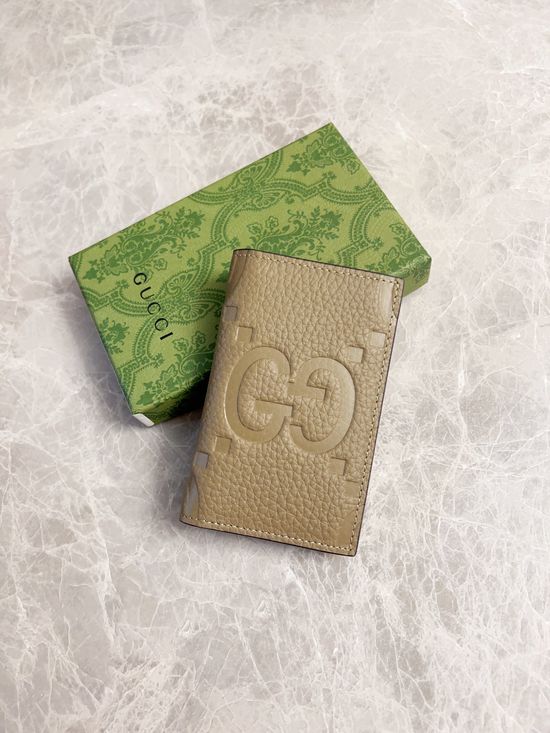Gucci Card Holder Embossed G 739478