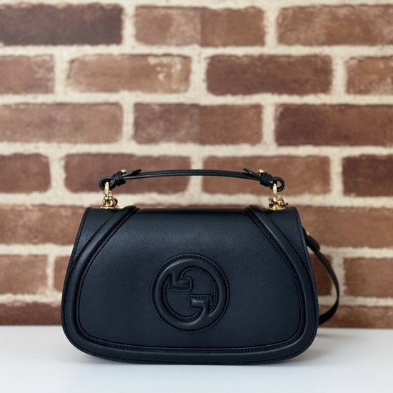 Gucci Black Leather Tote Bag 815714