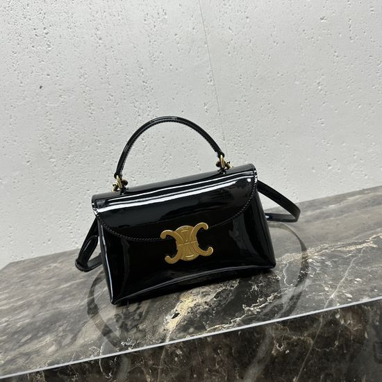 Celine Teen Nino Patent Leather Handbag 118113