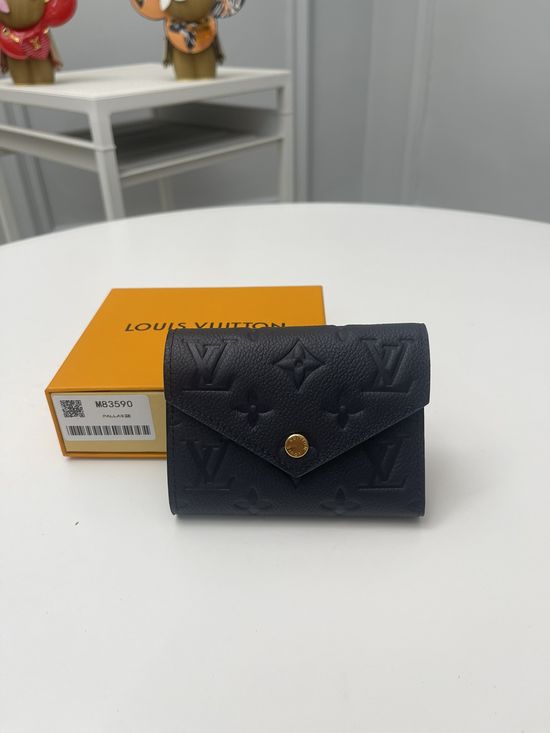 Louis Vuitton Victorine Series Monogram Empreinte Leather Wallet M83590
