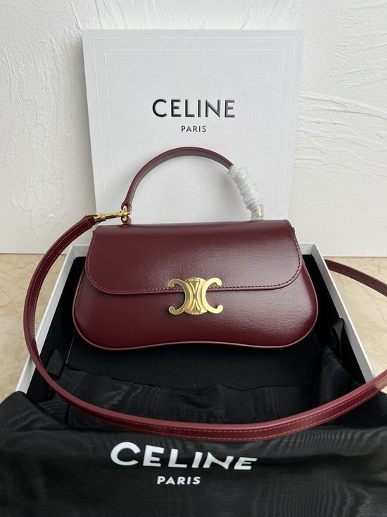 Celine EEN LOLA Shiny Calfskin Handbag 119533BF4.38NO