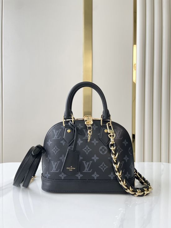 Louis Vuitton Alma BB Leather Handbag M12289