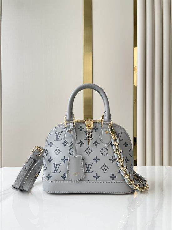 Louis Vuitton Alma BB Leather Handbag M12561