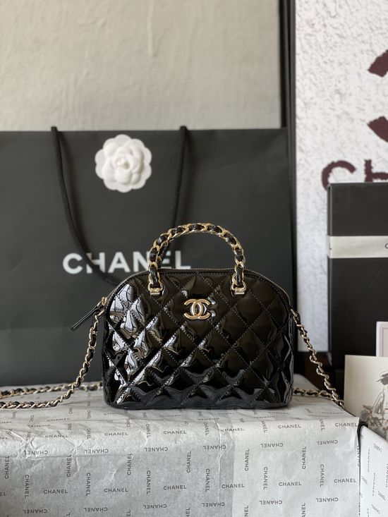 Chanel Shell Patent Leather Bag AS5130