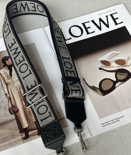Loewe Anagram Jacquard Embroidered Adjustable Shoulder Strap 1667