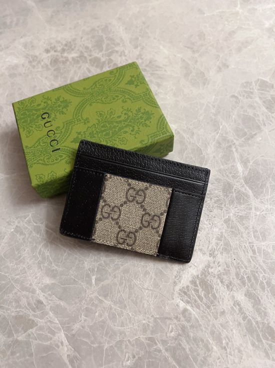 Gucci GG Supreme Leather Card Holder 795486