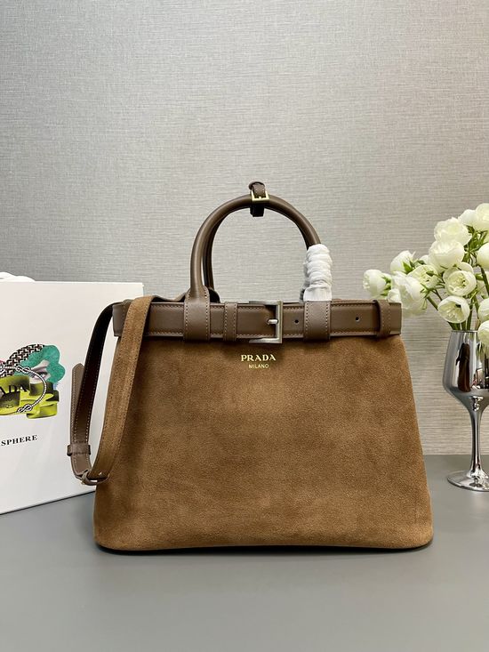 Prada DoubleBag Tote Adjustable Strap 1BA417