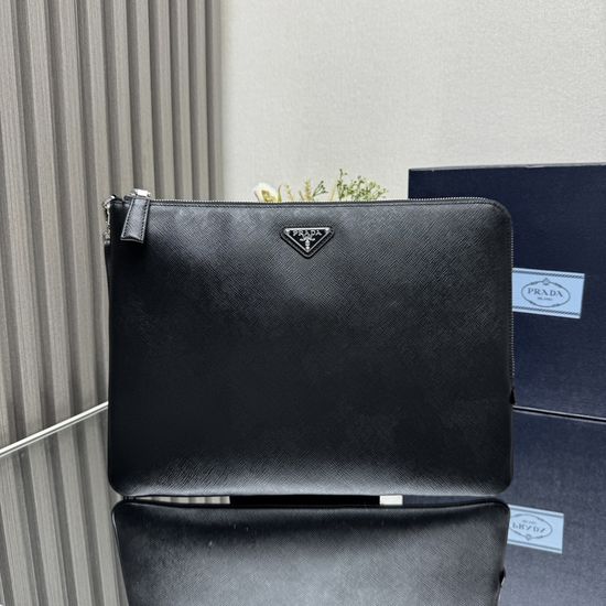 Prada Saffiano Leather Clutch 2NH023