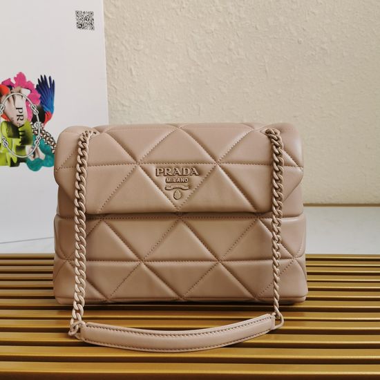 Prada 1BD231 Soft Leather Shoulder Bag