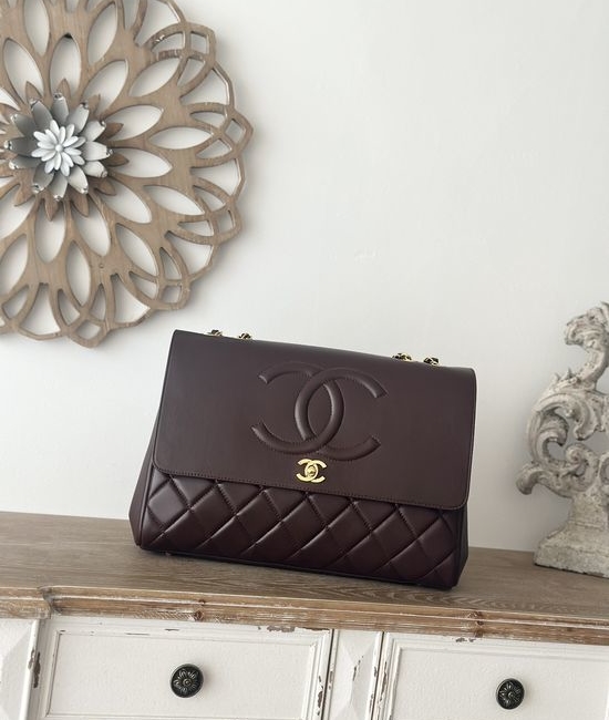 Chanel Lambskin Chain Shoulder Bag A2215