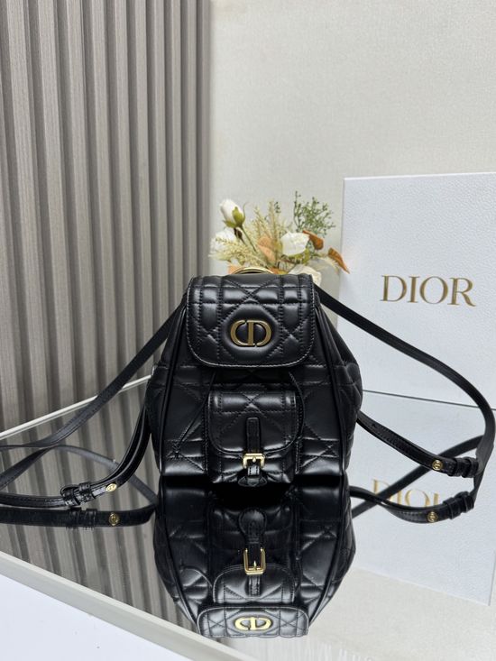 Christian Dior Caro Quilted Backpack 6302