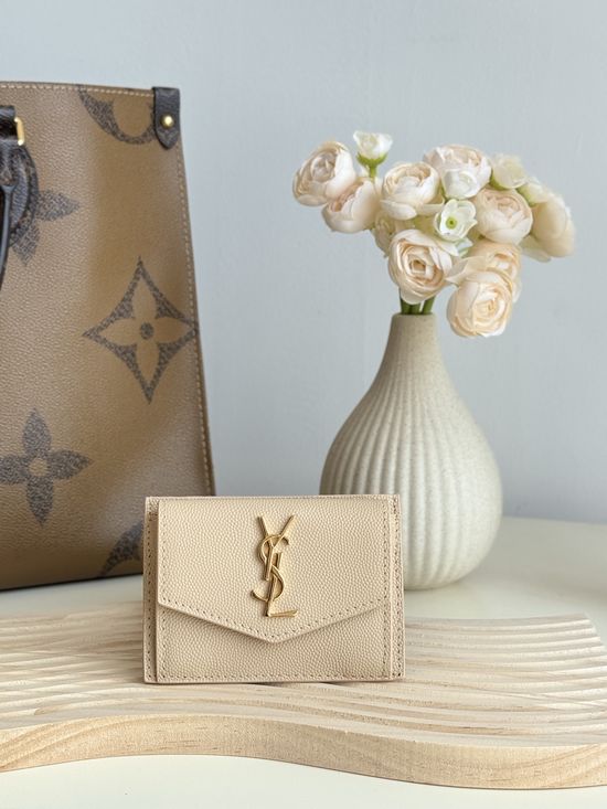 Yves Saint Laurent Card Holder Flap Wallet 582305