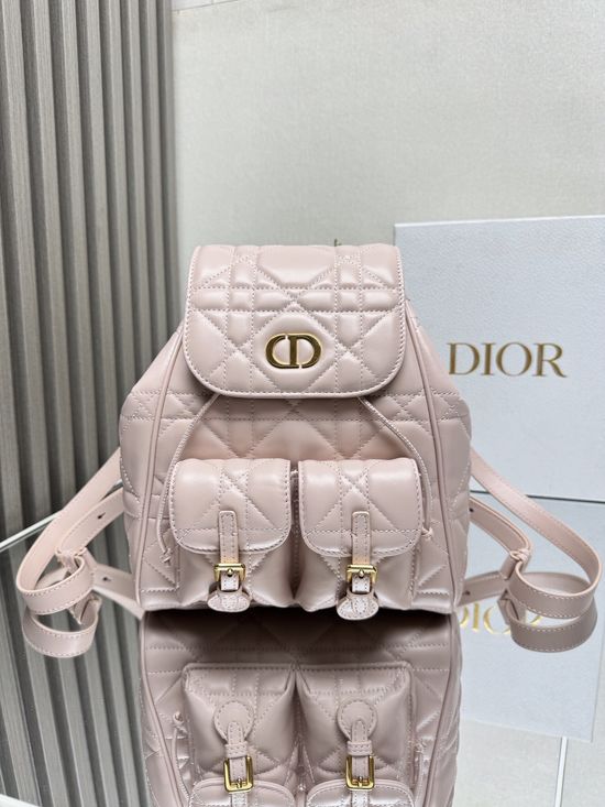 Christian Dior Caro Sheepskin Backpack 6301