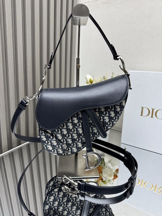 Christian Dior Saddle Oblique Shoulder Bag 8315