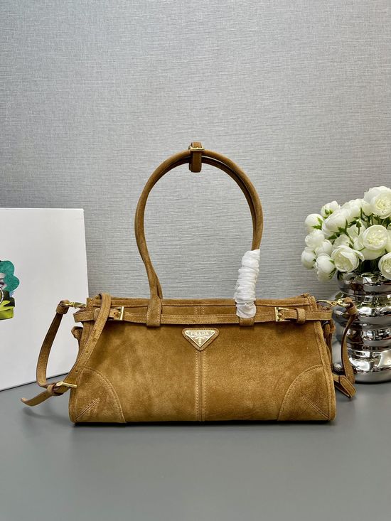Prada Saffiano Leather Tote Crossbody Bag 1BA426