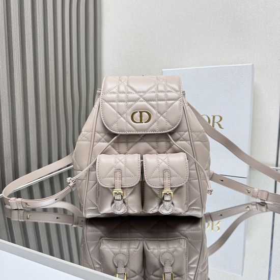 Christian Dior Caro Lambskin Backpack 6301