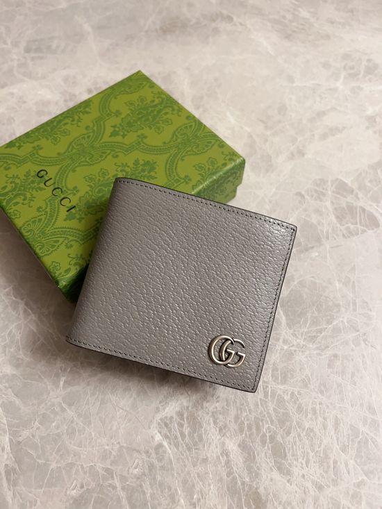 Gucci GG Marmont Grey Short Wallet 428726