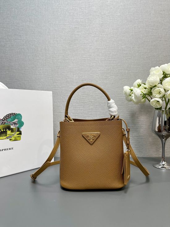 Prada 1BA217 Mini Bucket Saffiano Leather 16290
