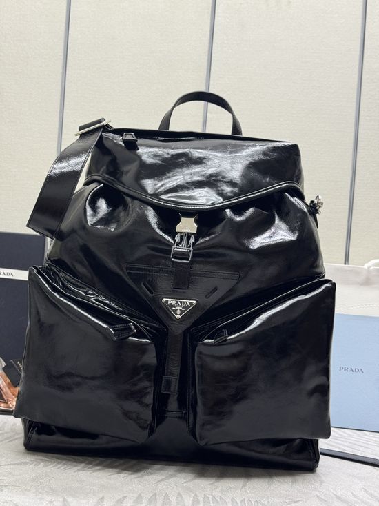 Prada Runway Leather Backpack Large Storage 2VZ108