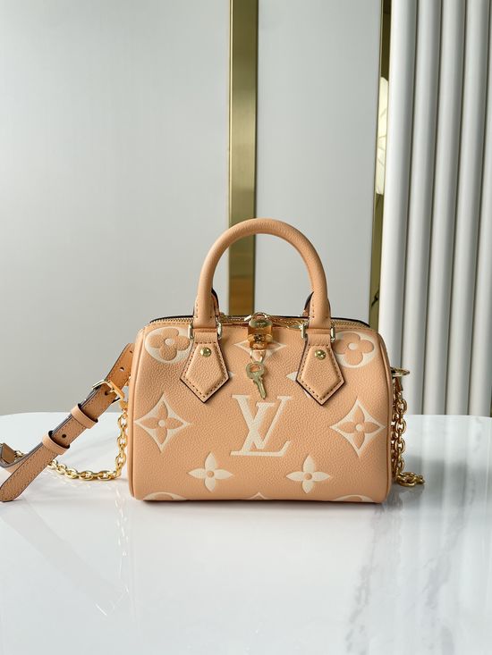 Louis Vuitton Speedy Leather Handbag M12713