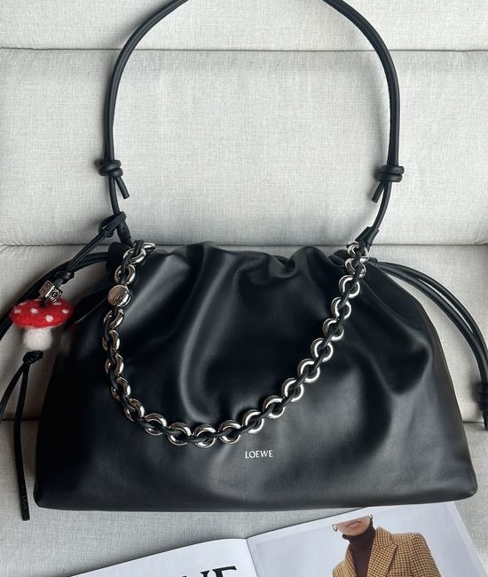 Loewe Flamenco Purse Large Napa Leather Clutch 1776