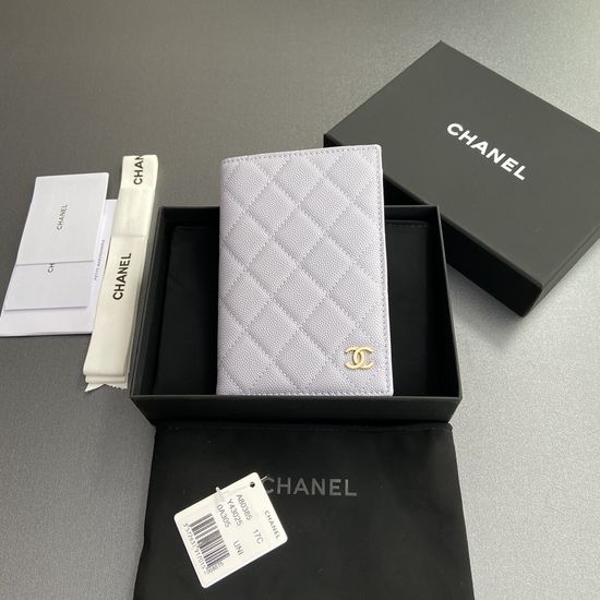 Chanel Quilted Passport Holder 80385