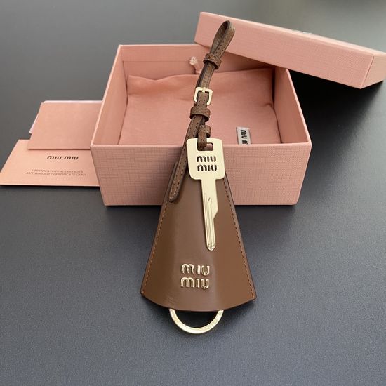 Miu Miu Leather Key Ring Charm MM0170_5TL514