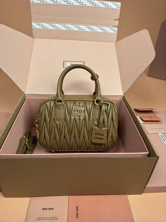 Miu Miu Arcadie Medium Bowling Bag 5BB124