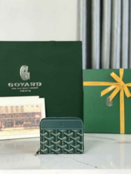 Goyard Matignon Mini Canvas Zipper Coin Purse 020605