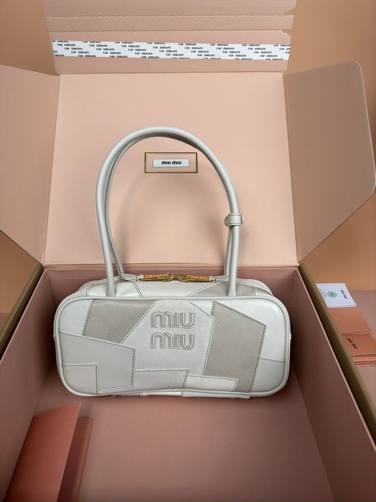 Miu Miu Beau Handbag Leather Patchwork 5BB147