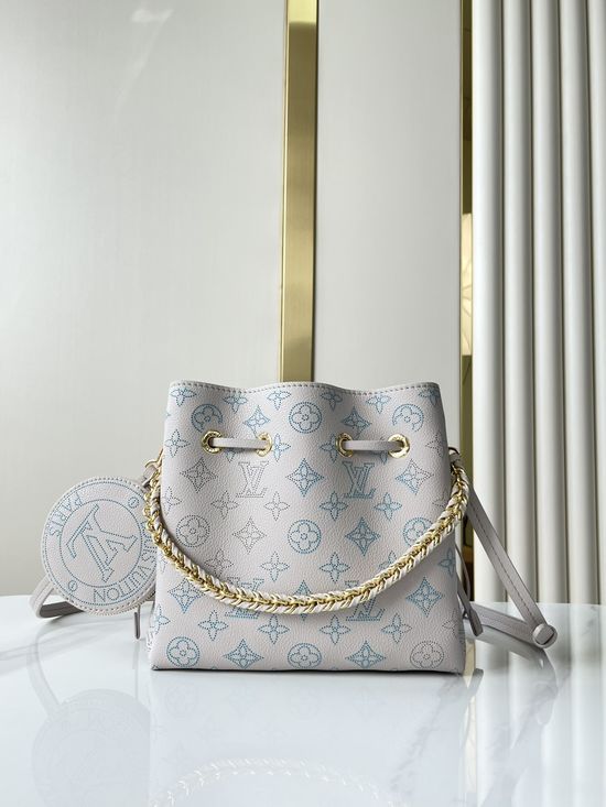 Louis Vuitton BELLA Perforated Leather Bucket Bag M12125