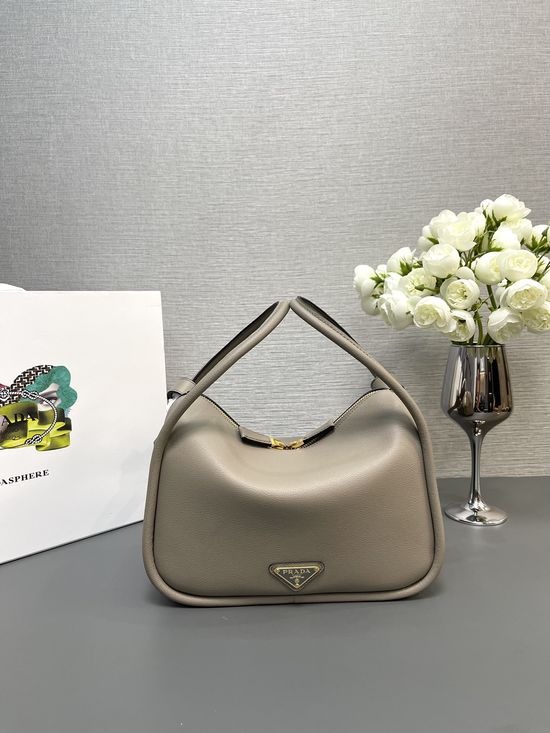 Prada Lindy Leather Bowling Bag 1BA451