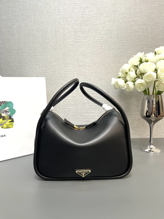 Prada Bowling Cowhide Top Handle Bag 1BA451