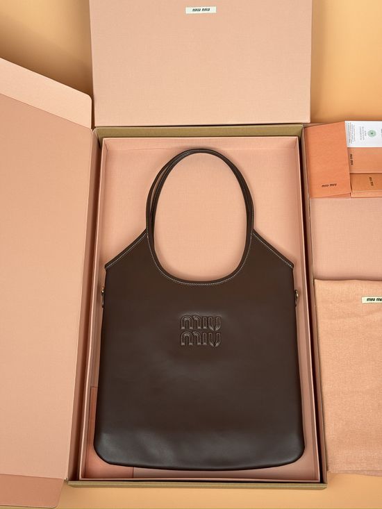 Miu Miu IVY Heatherwood Tote Bag 5BG231