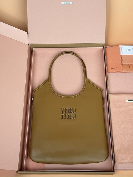 Miu Miu IVY Leather Tote Bag 5BG231