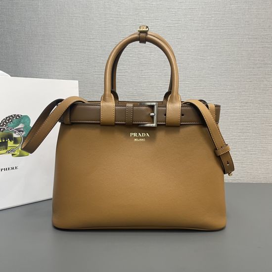 Prada Double Bag Leather Tote 1BA434