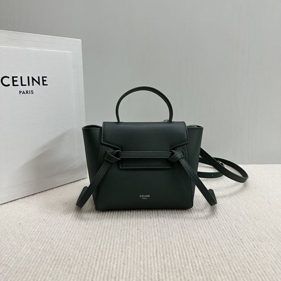 Celine Belt Pico Mini Grain Leather Bag 194263