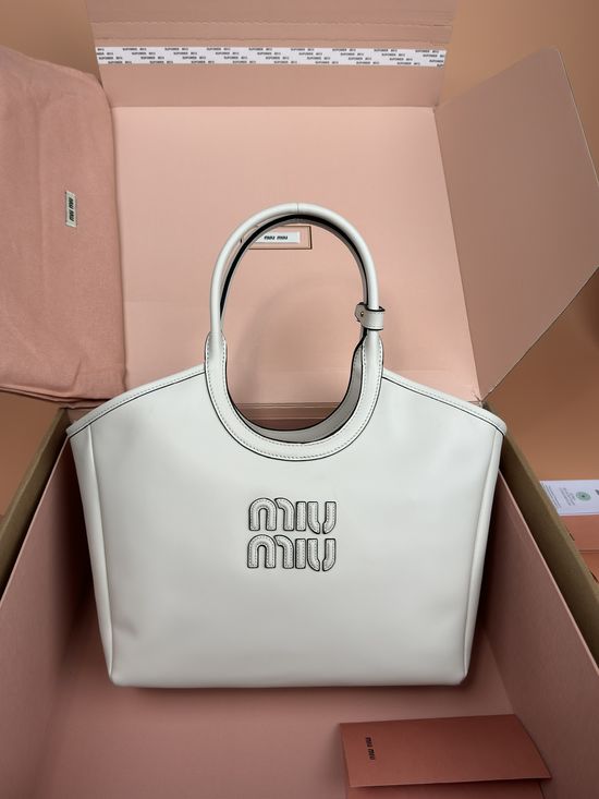 Miu Miu IVY Leather Tote Handbag 5BG281