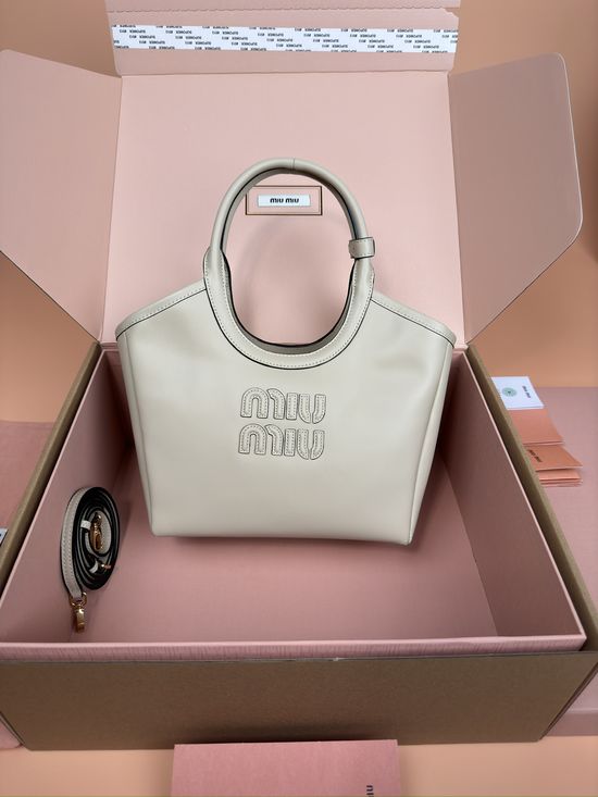 Miu Miu IVY Leather Tote Bag 5BG288