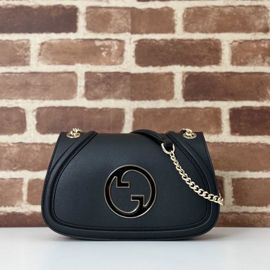 Gucci GG Leather Shoulder Handbag 815715