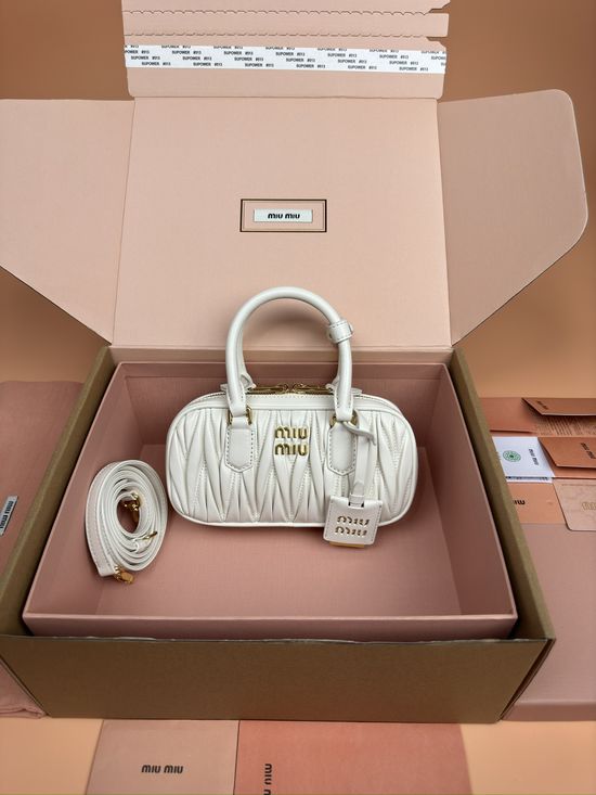 Miu Miu Arcadie Matelasse Leather Mini Bag 5BP088