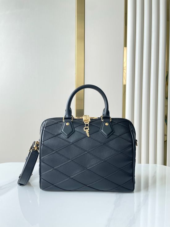 Louis Vuitton SPEEDY Leather Pillow Handbag M24206