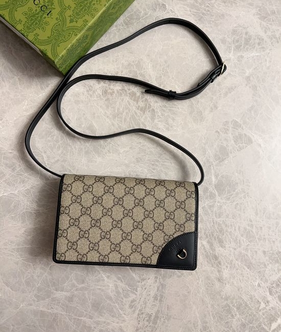 Gucci GG Emblem Mini Shoulder Bag 820688