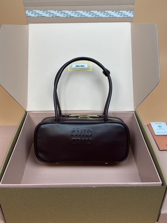 Miu Miu Beau Leather Top Handle Bag 5BB173