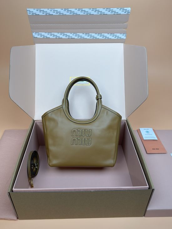Miu Miu IVY Leather Tote Bag 5BG288