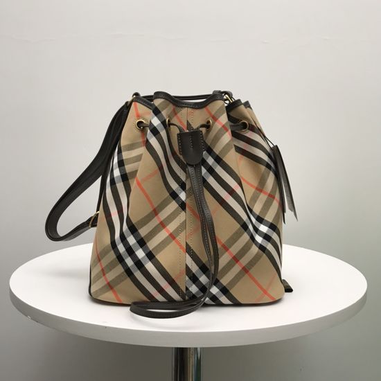 Burberry Drawstring Bucket Bag 80938711