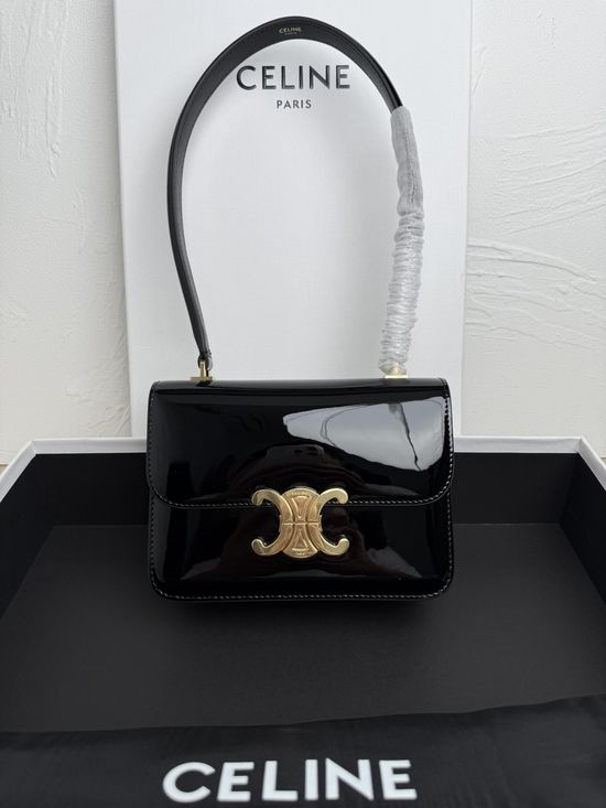 Celine Teen Garence Leather Shoulder Bag 118053