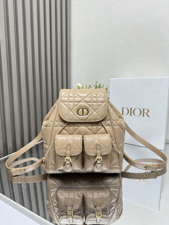 Christian Dior Caro Lambskin Backpack 6301
